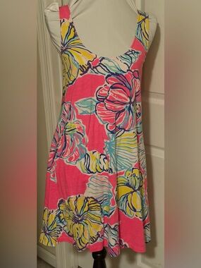 Lilly Pulitzer Pink Floral Mini Dress